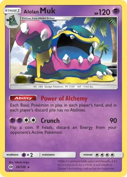 Alolan Muk #58/149 · Pokémon
