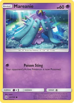 Mareanie #62/149 · Pokémon