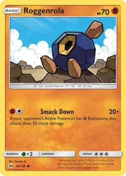 Roggenrola #69/149 · Pokémon