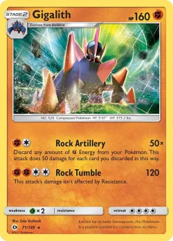 Gigalith #71/149 · Pokémon