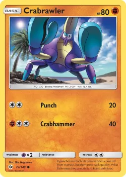 Crabrawler #72/149 · Pokémon