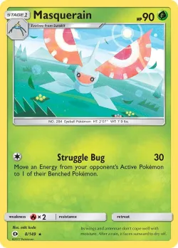 Masquerain #8/149 · Pokémon