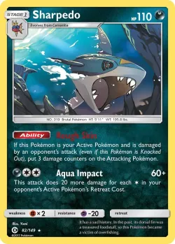 Sharpedo #82/149 · Pokémon