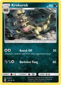 Krokorok #84/149 · Pokémon