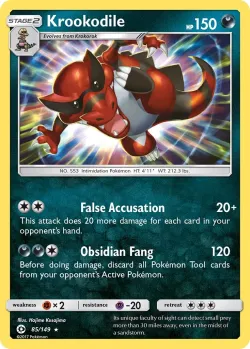 Krookodile #85/149 · Pokémon
