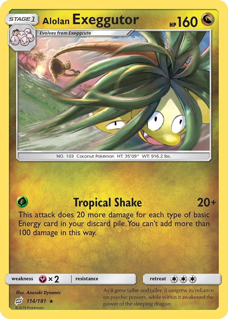 Alolan Exeggutor 「TEU 114/181」「EN」