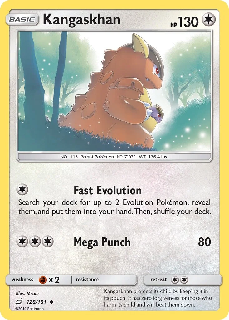 Kangaskhan 「TEU 128/181」「EN」