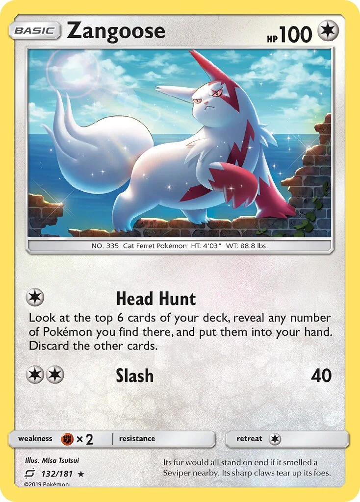 Zangoose 「TEU 132/181」「EN」