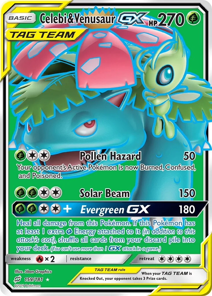 Celebi & Venusaur-GX 「TEU 159/181」「EN」