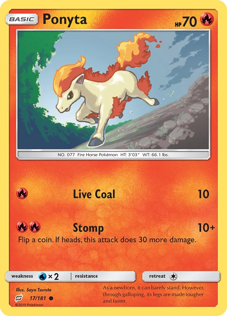 Ponyta 「TEU 17/181」「EN」