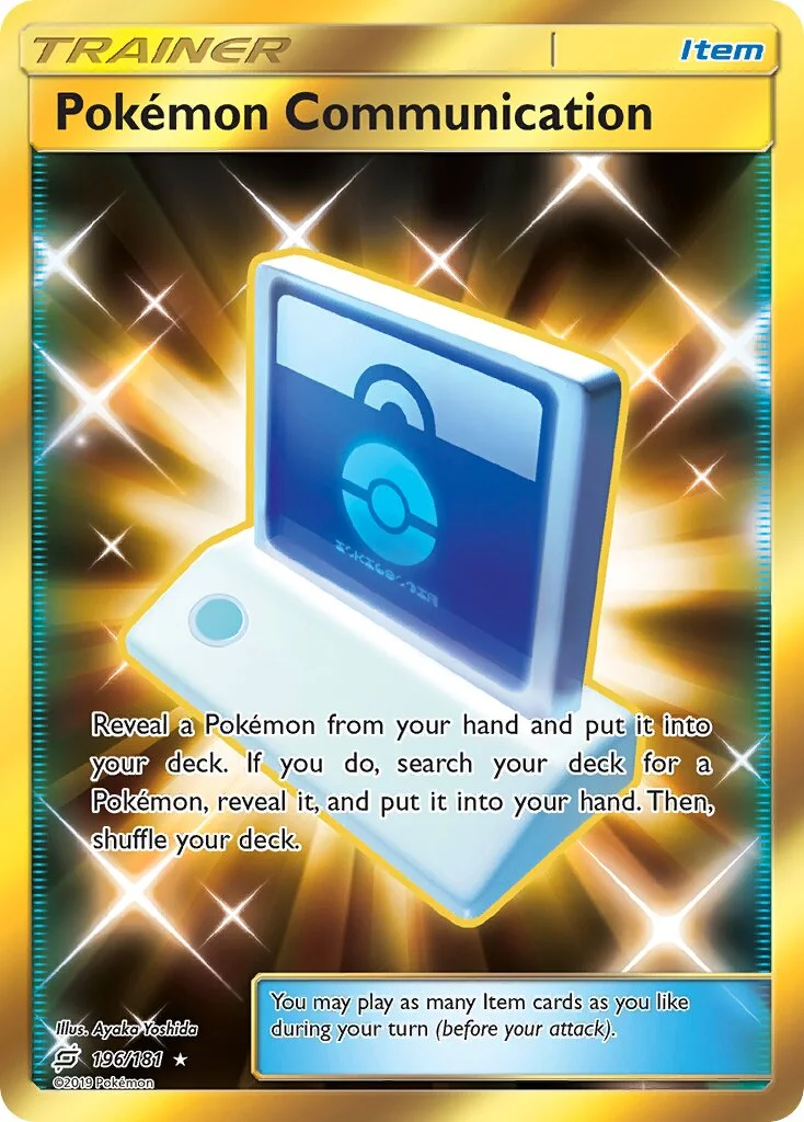 Pokémon Communication 「TEU 196/181」「EN」