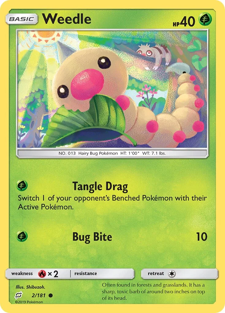 Weedle 「TEU 2/181」「EN」