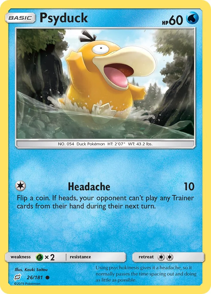 Psyduck 「TEU 26/181」「EN」
