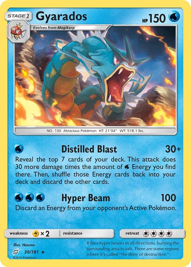 Gyarados 「TEU 30/181」「EN」