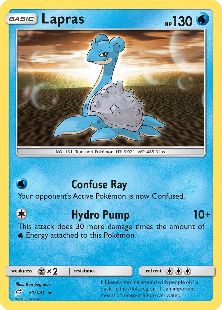 Lapras 「TEU 31/181」「EN」