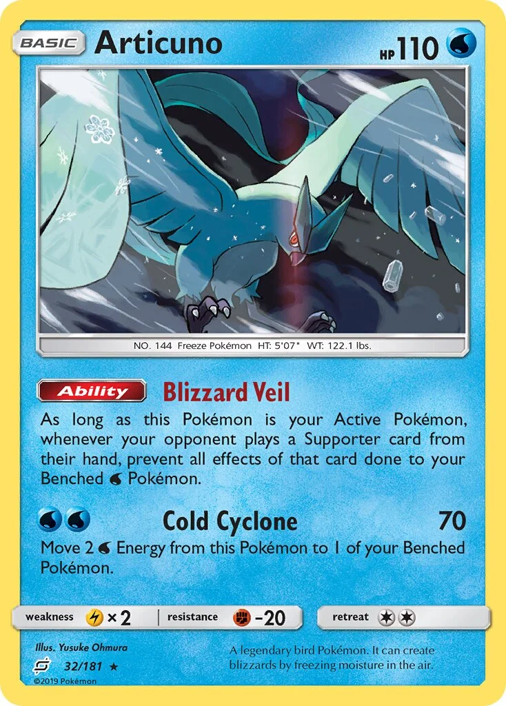 Articuno 「TEU 32/181」「EN」