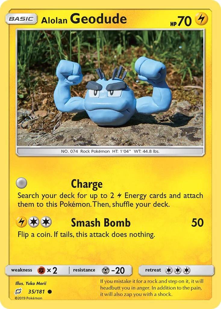 Alolan Geodude 「TEU 35/181」「EN」