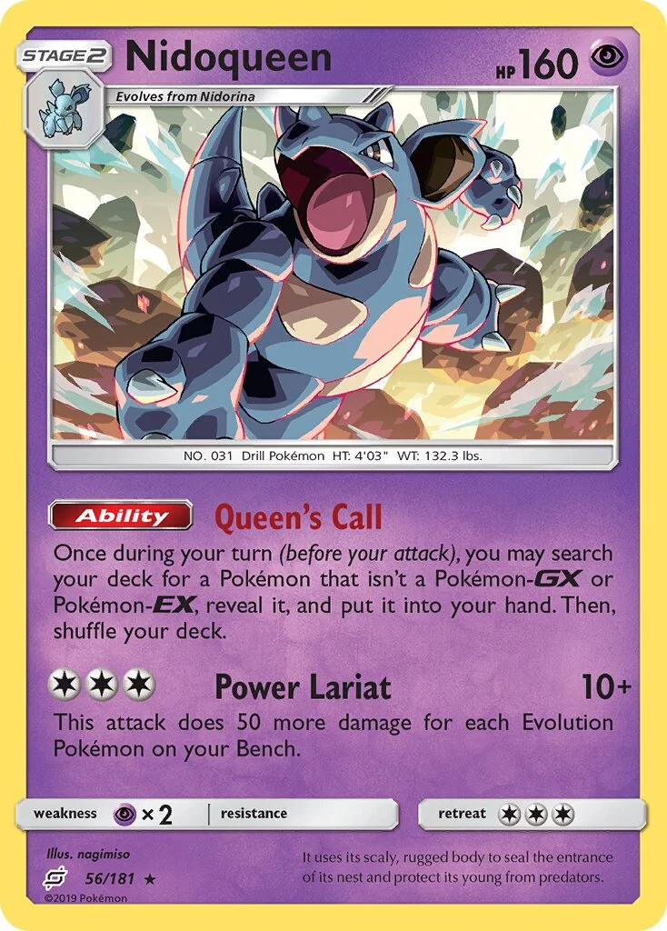 Nidoqueen 「TEU 56/181」「EN」