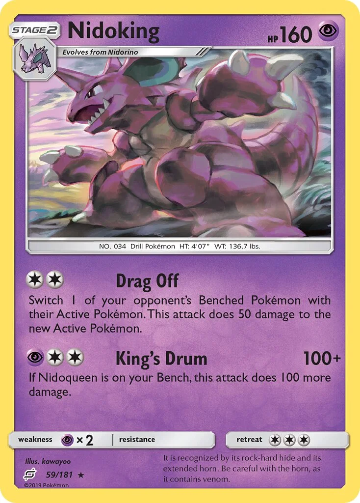 Nidoking 「TEU 59/181」「EN」