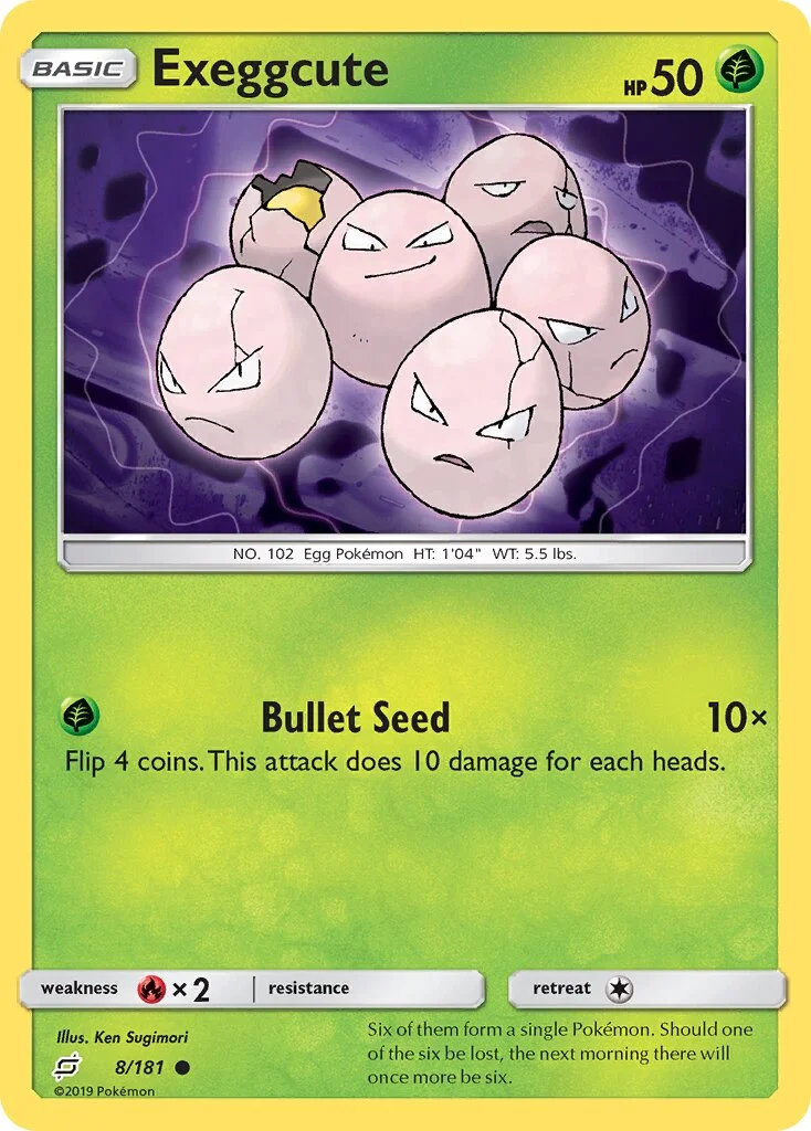 Exeggcute 「TEU 8/181」「EN」