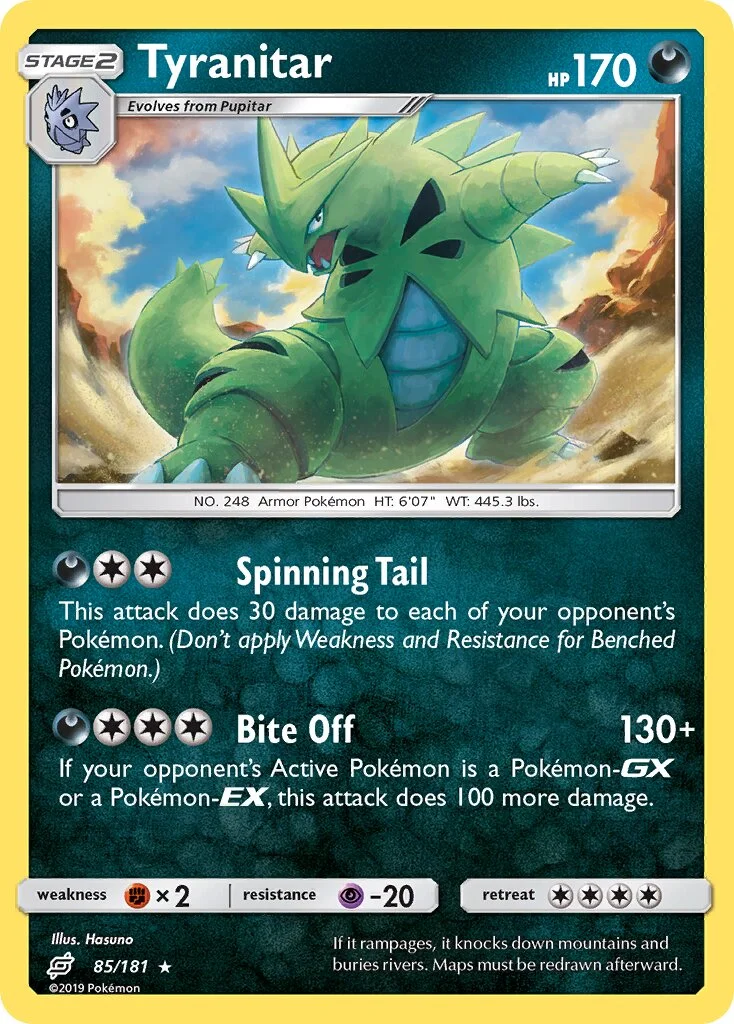 Tyranitar 「TEU 85/181」「EN」
