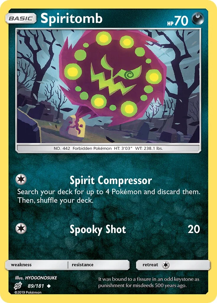 Spiritomb 「TEU 89/181」「EN」