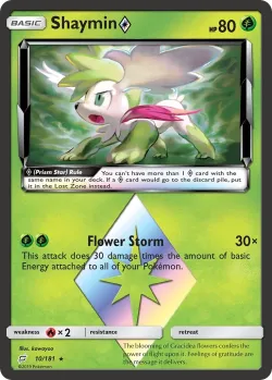 Shaymin ◇ #10/181 · Pokémon