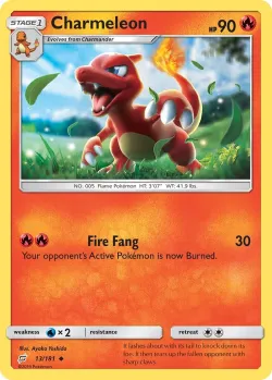 Charmeleon #13/181 · Pokémon