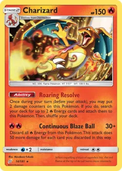 Charizard #14/181 · Pokémon