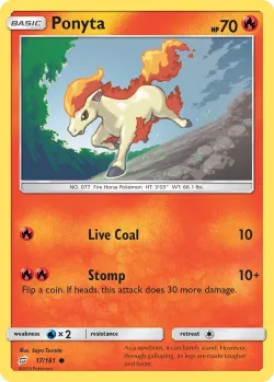 Ponyta #17/181 · Pokémon