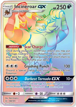 Incineroar-GX 「TEU 188/181」「EN」