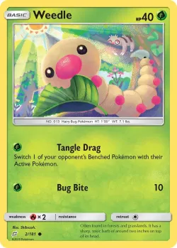 Weedle #2/181 · Pokémon