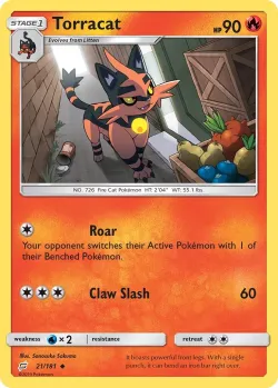 Torracat #21/181 · Pokémon