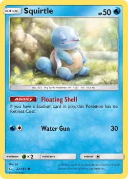 Squirtle #22/181 · Pokémon