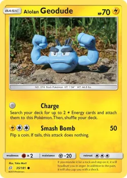 Alolan Geodude #35/181 · Pokémon