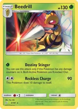 Beedrill #5/181 · Pokémon