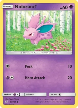 Nidoran ♂ #57/181 · Pokémon
