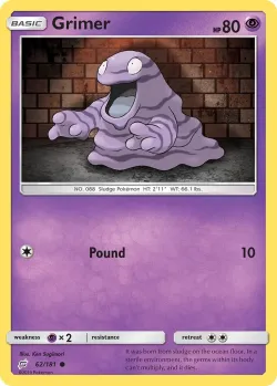 Grimer #62/181 · Pokémon