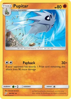 Pupitar #80/181 · Pokémon