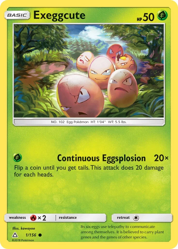 Exeggcute 「UPR 1/156」「EN」