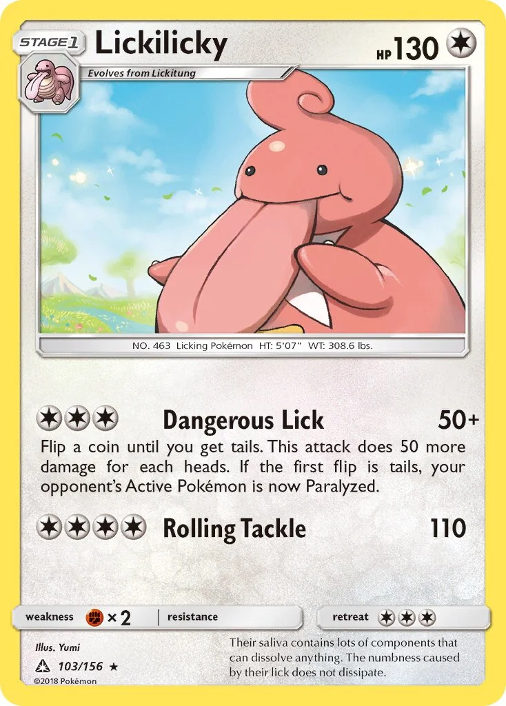 Lickilicky 「UPR 103/156」「EN」