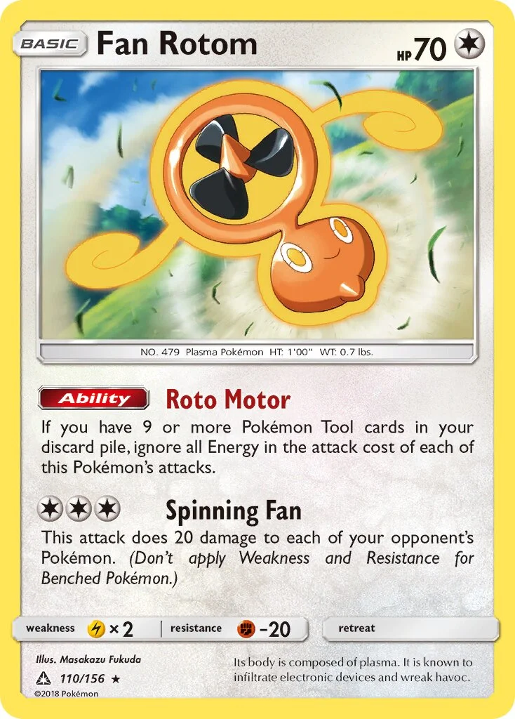 Fan Rotom 「UPR 110/156」「EN」