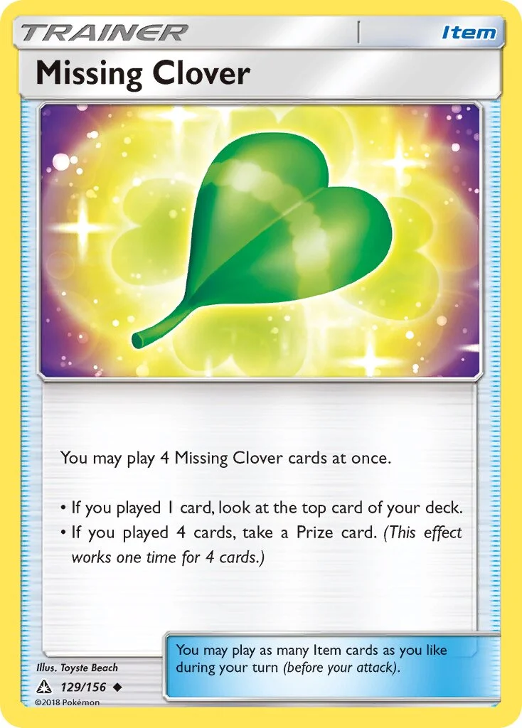 Missing Clover 「UPR 129/156」「EN」