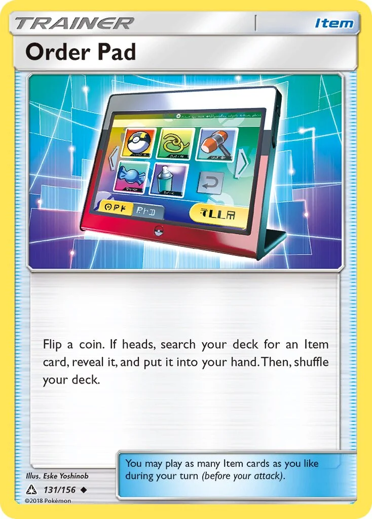 Order Pad 「UPR 131/156」「EN」