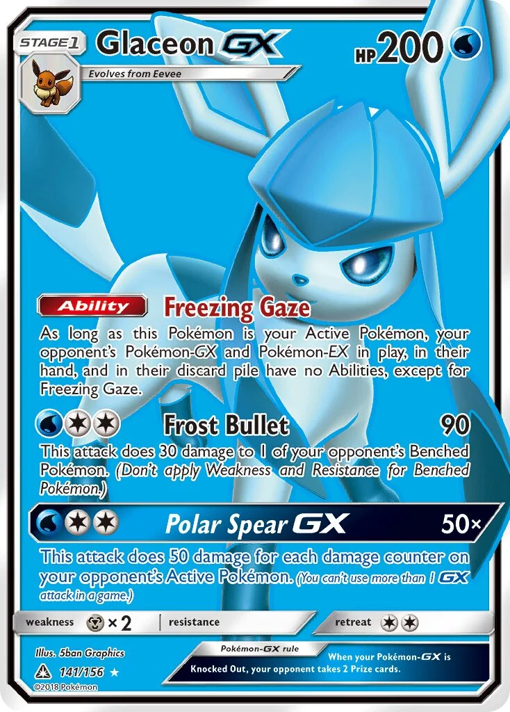 Glaceon-GX 「UPR 141/156」「EN」