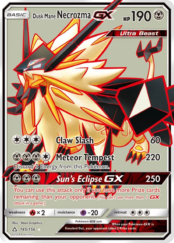 Dusk Mane Necrozma-GX 「UPR 145/156」「EN」