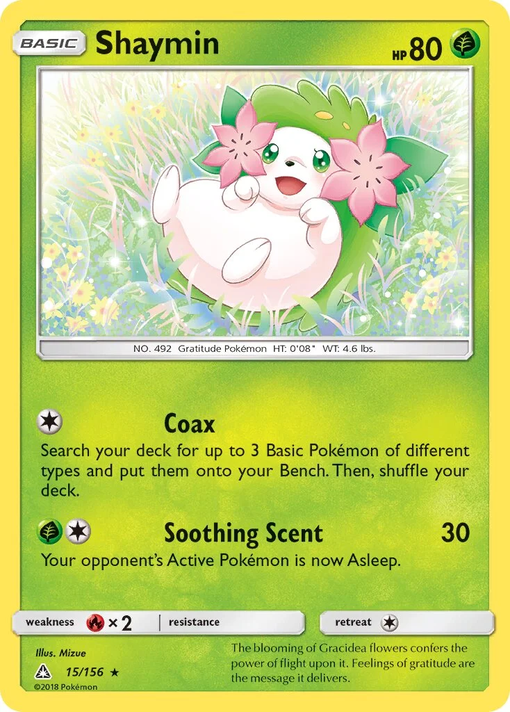 Shaymin 「UPR 15/156」「EN」
