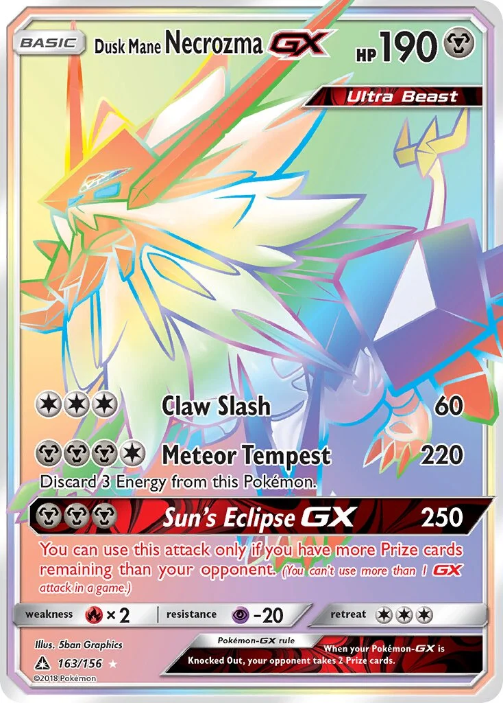 Dusk Mane Necrozma-GX 「UPR 163/156」「EN」