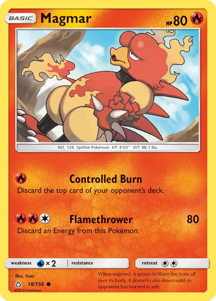 Magmar 「UPR 18/156」「EN」