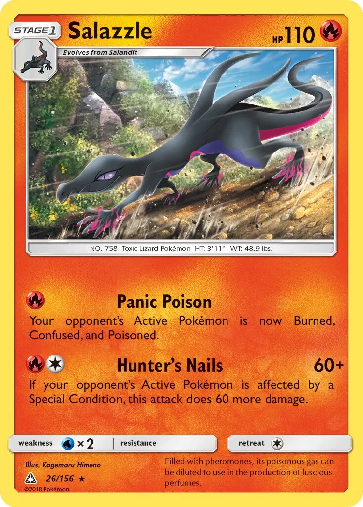 Salazzle 「UPR 26/156」「EN」